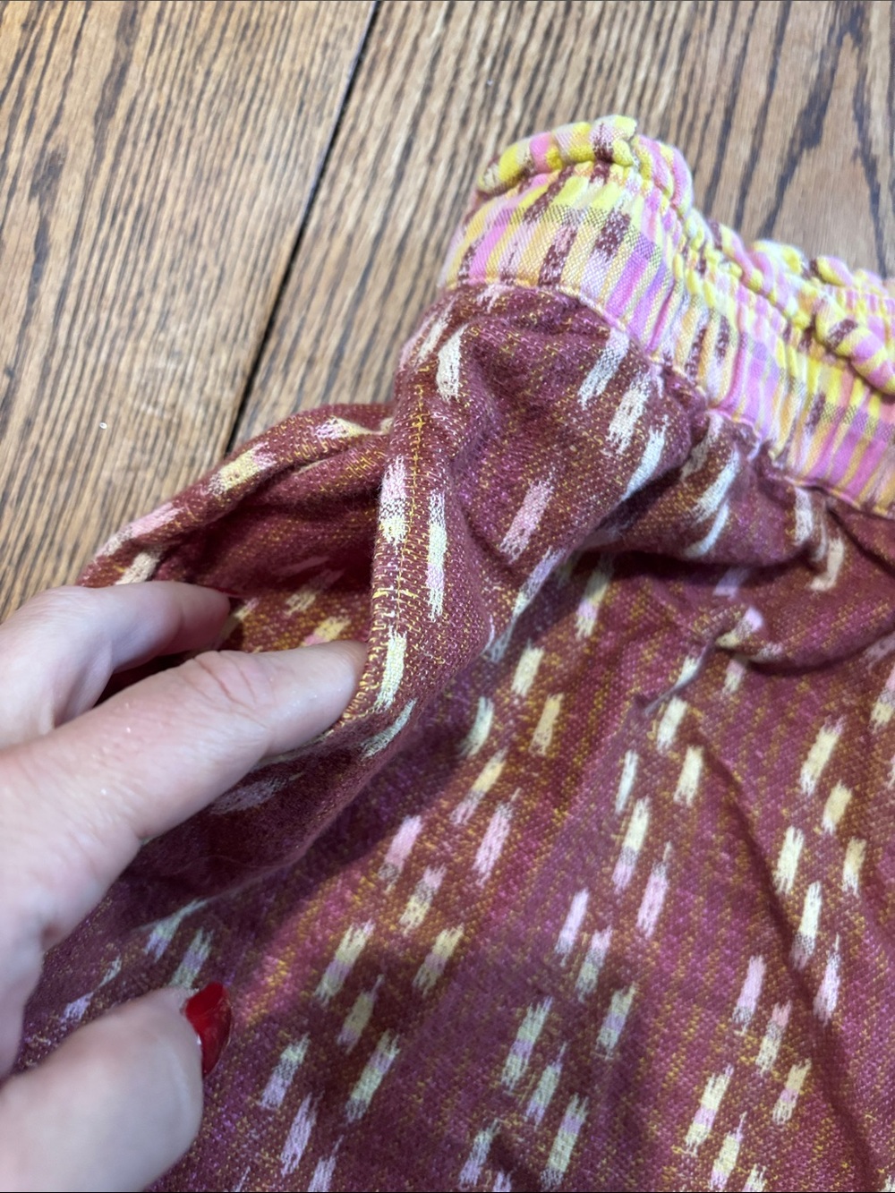 aerie Patterned Drawstring Shorts - Picture 4 of 6